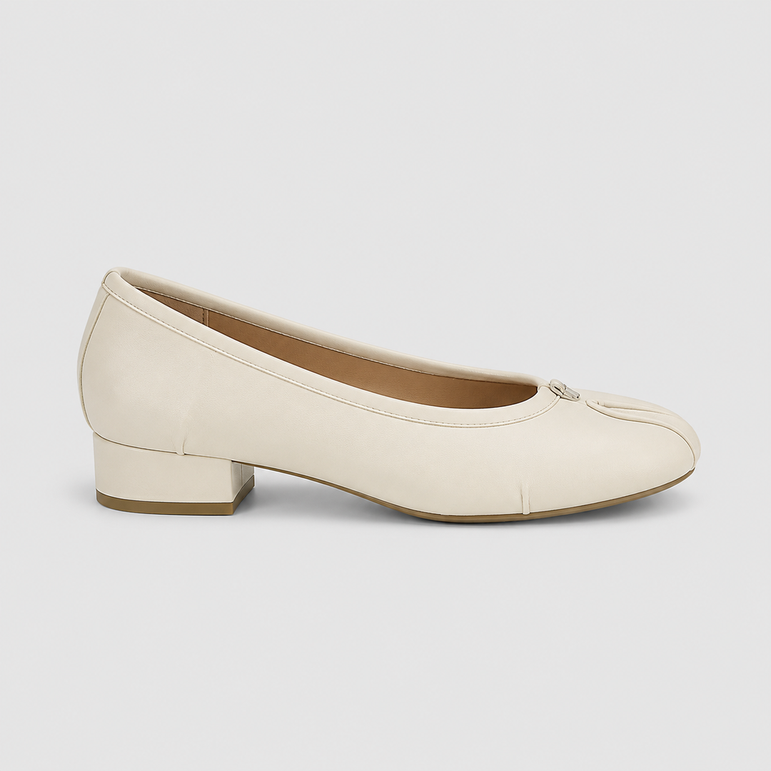 Elowyn | Women's Elegant Bow Ballet Flats – Round-Toe Lightweight Slip-On Shoes 3