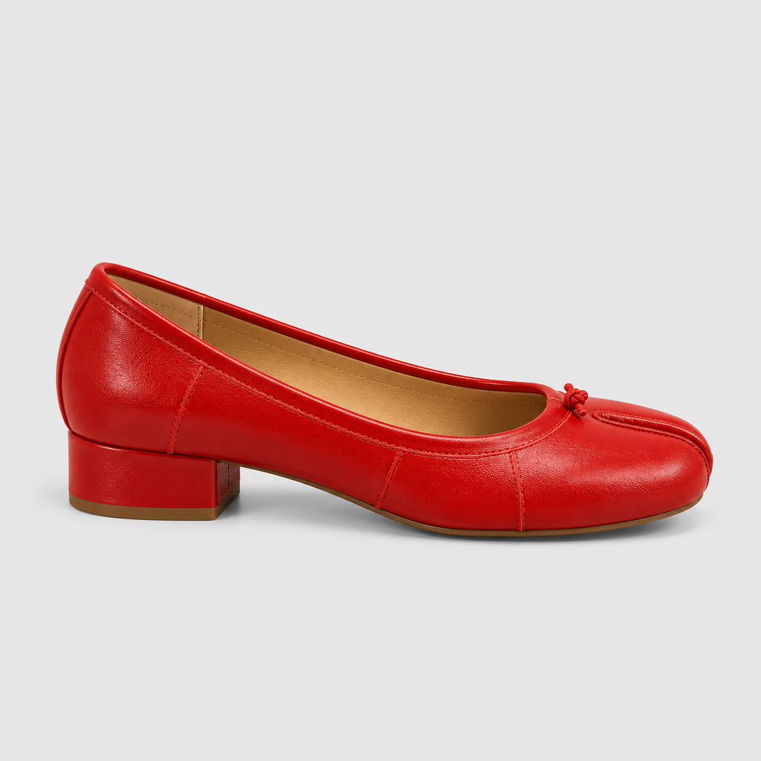 Elowyn | Women's Elegant Bow Ballet Flats – Round-Toe Lightweight Slip-On Shoes 5