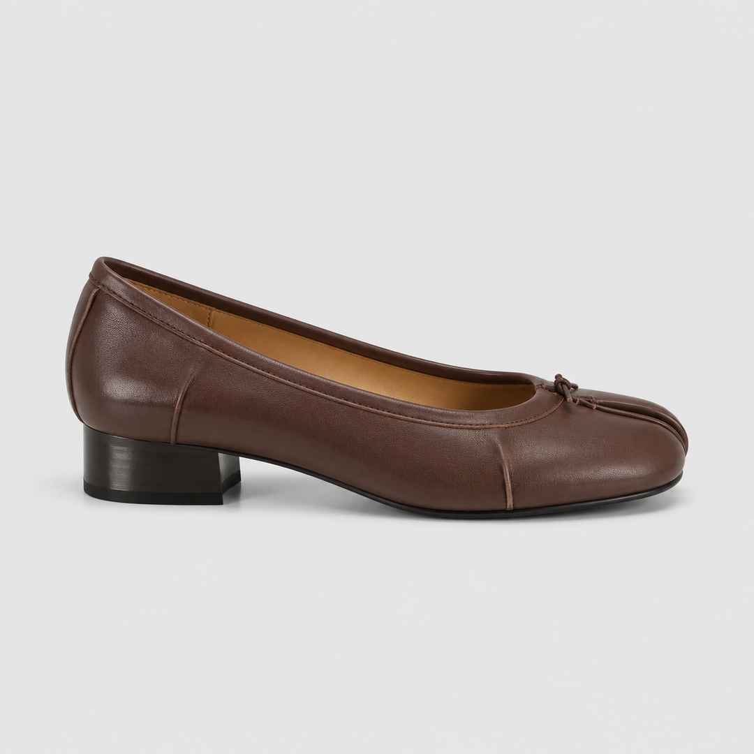 Elowyn | Women's Elegant Bow Ballet Flats – Round-Toe Lightweight Slip-On Shoes 4