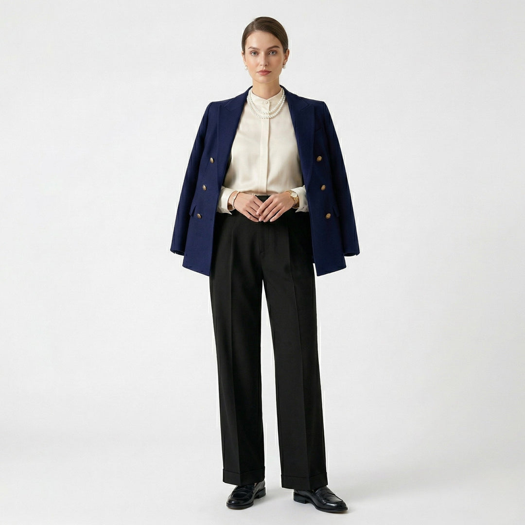 Léonie | Women’s Lightweight Straight-Leg Trousers