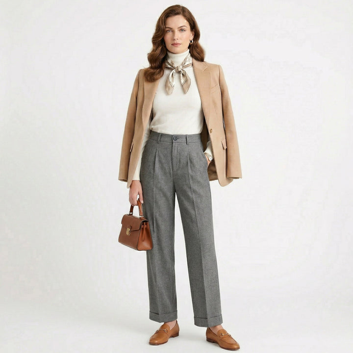 Léonie | Women’s Lightweight Straight-Leg Trousers