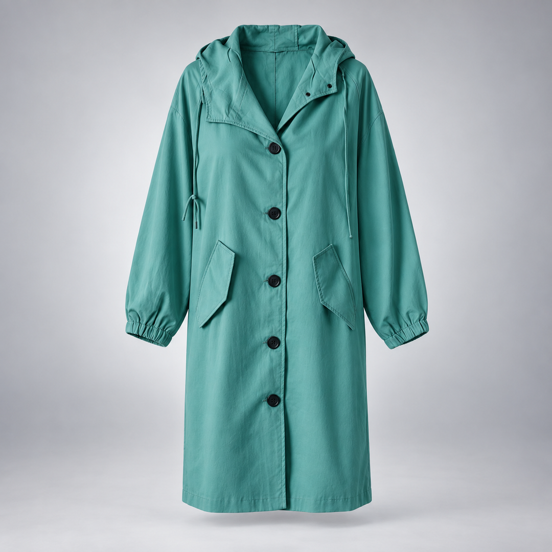 Valerisse | Women's Elegant Longline Trench Coat – Relaxed Tailored Outerwear 3