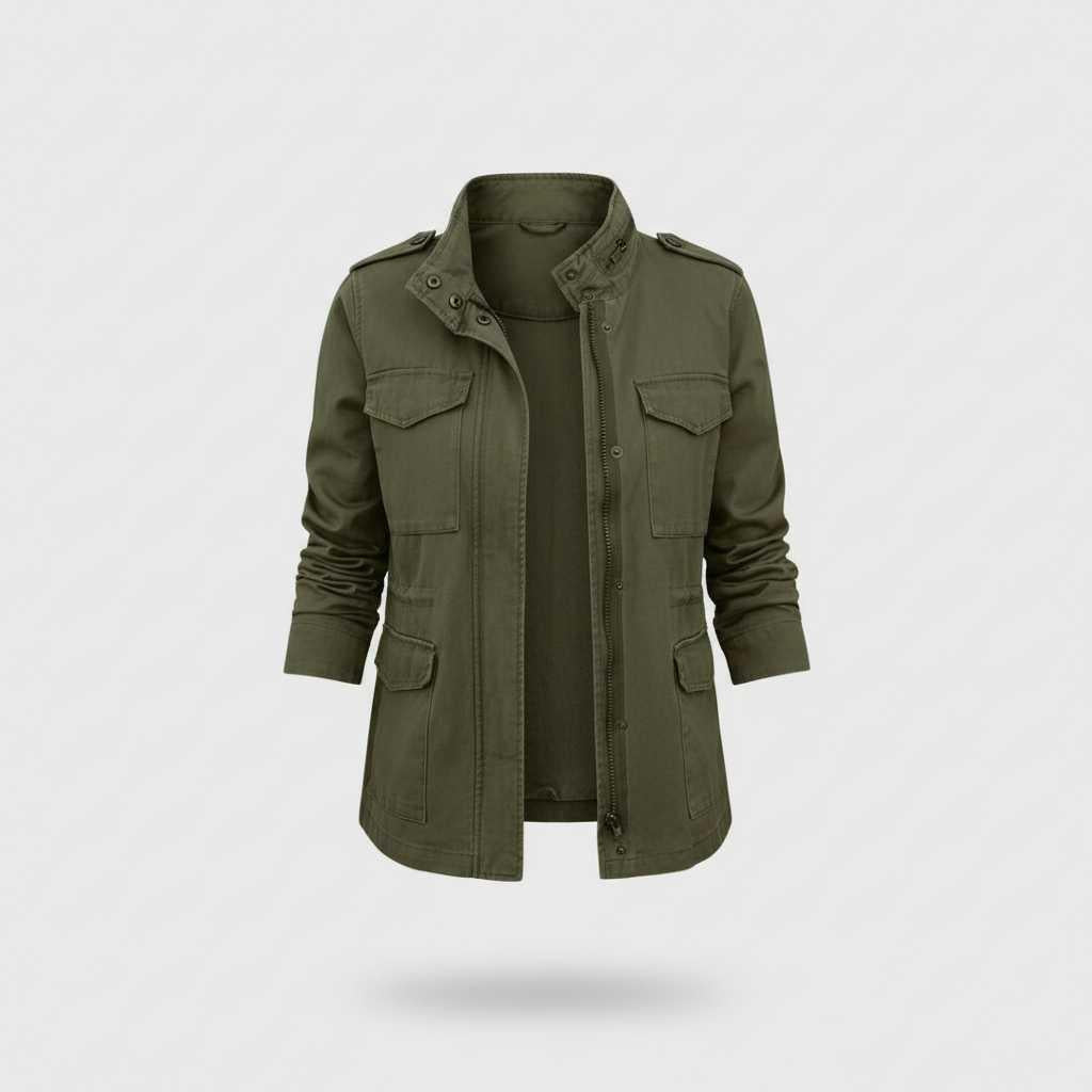 Viremontelle | Women's Relaxed Zip-Up Jacket – Elegant Lightweight Casual Outerwear 2