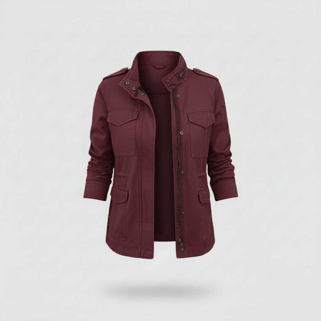 Viremontelle | Women's Relaxed Zip-Up Jacket – Elegant Lightweight Casual Outerwear 6
