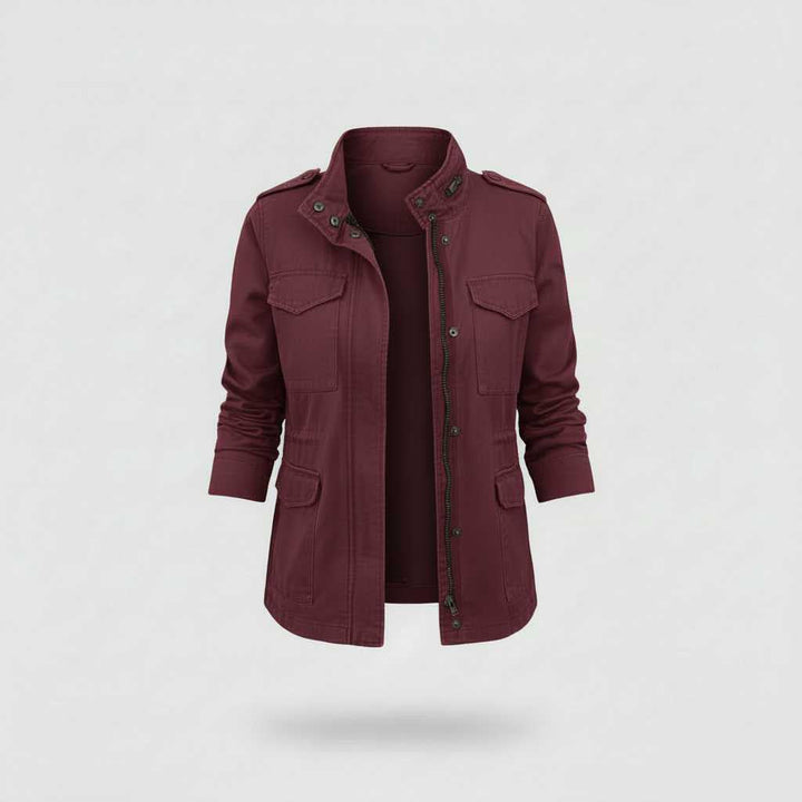 Viremontelle | Women's Relaxed Zip-Up Jacket – Elegant Lightweight Casual Outerwear 6