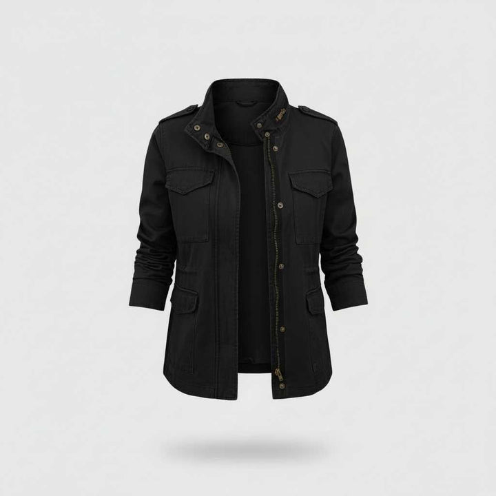 Viremontelle | Women's Relaxed Zip-Up Jacket – Elegant Lightweight Casual Outerwear 4