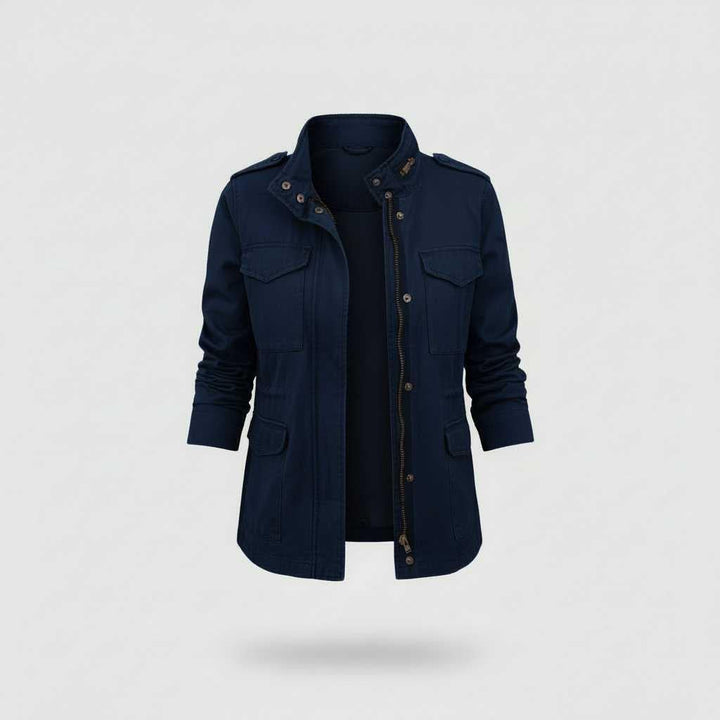 Viremontelle | Women's Relaxed Zip-Up Jacket – Elegant Lightweight Casual Outerwear 5