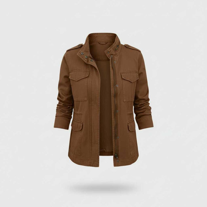 Viremontelle | Women's Relaxed Zip-Up Jacket – Elegant Lightweight Casual Outerwear 3