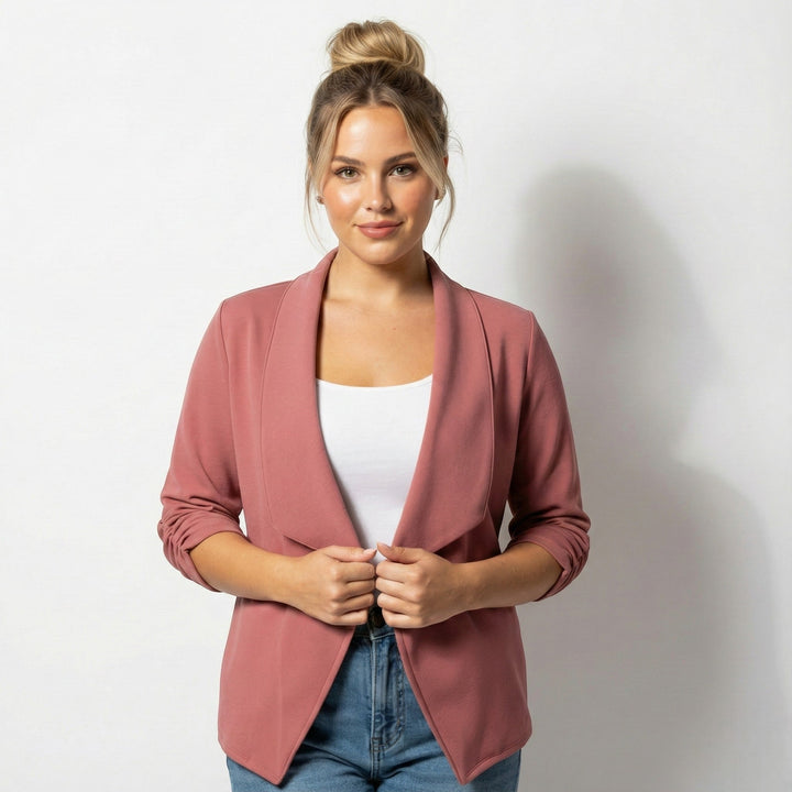 Velmara | Women’s Elegant Open-Front Blazer