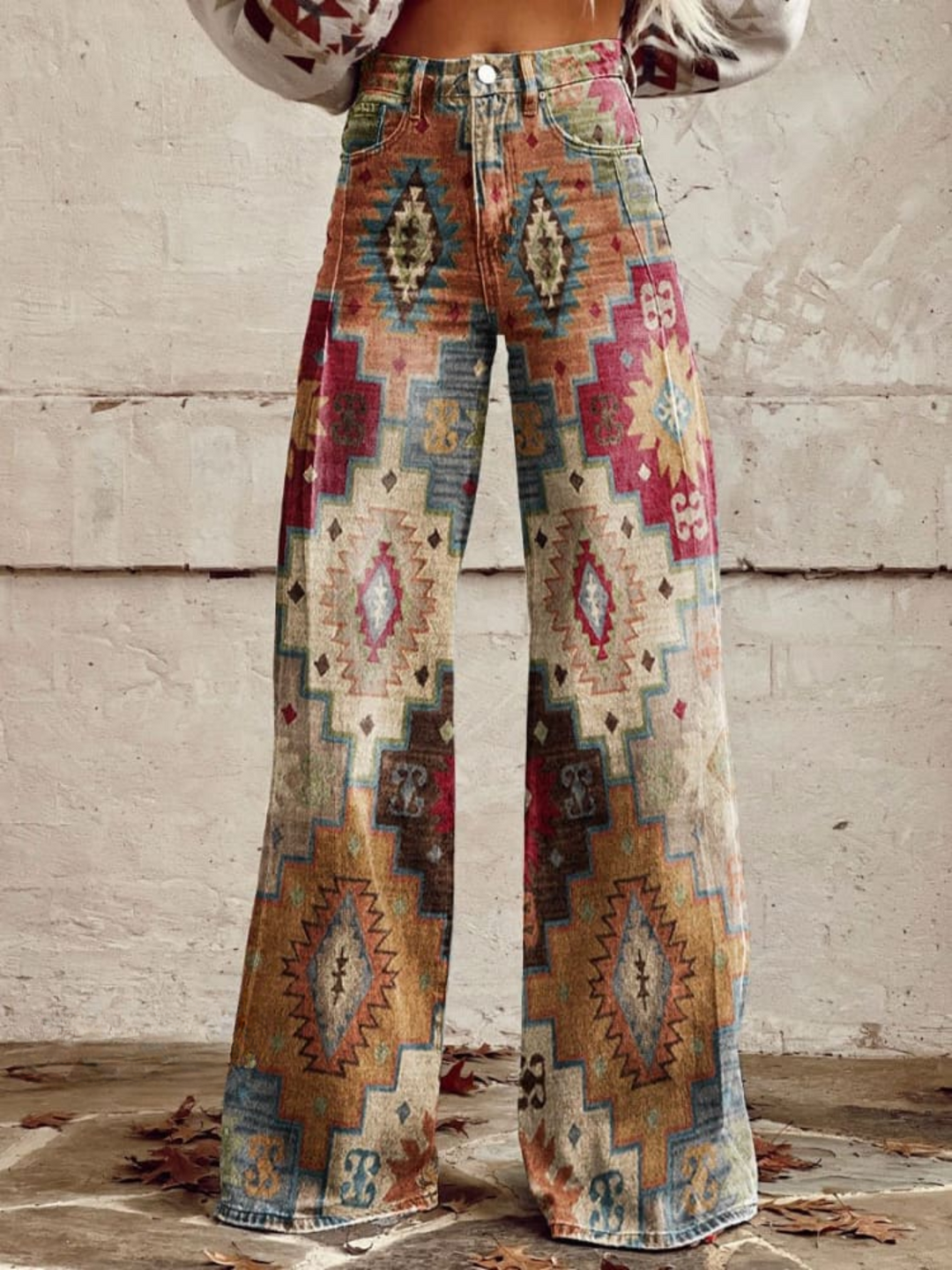 Orlavia | Women’s Relaxed Printed Trousers