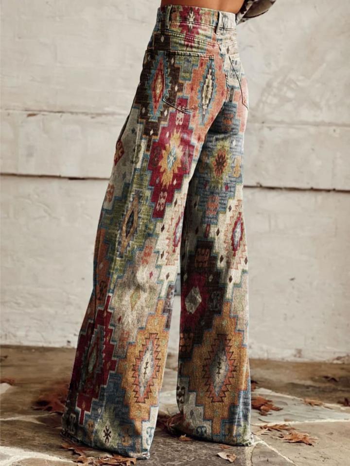 Orlavia | Women’s Relaxed Printed Trousers