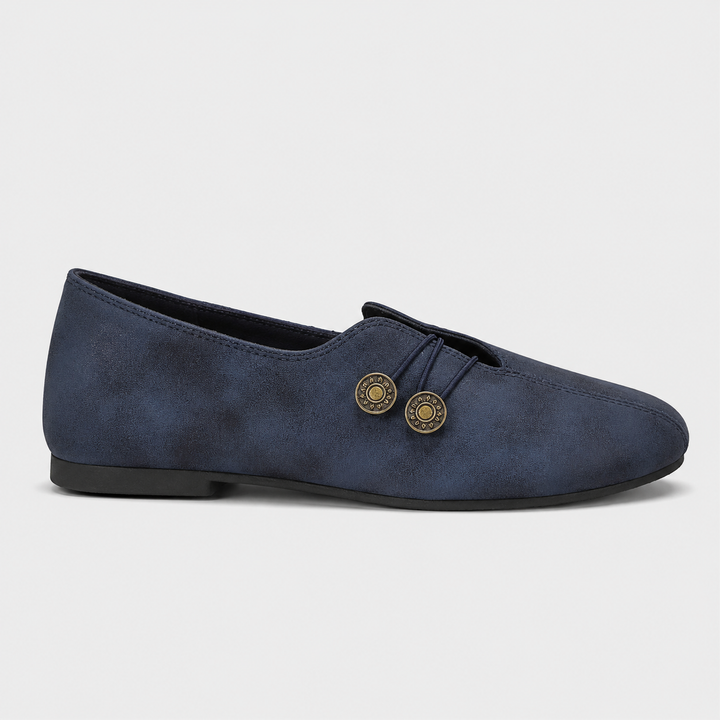 Suvella | Women's Suede-Effect Slip-On Loafers – Lightweight Comfortable Casual Shoes 4