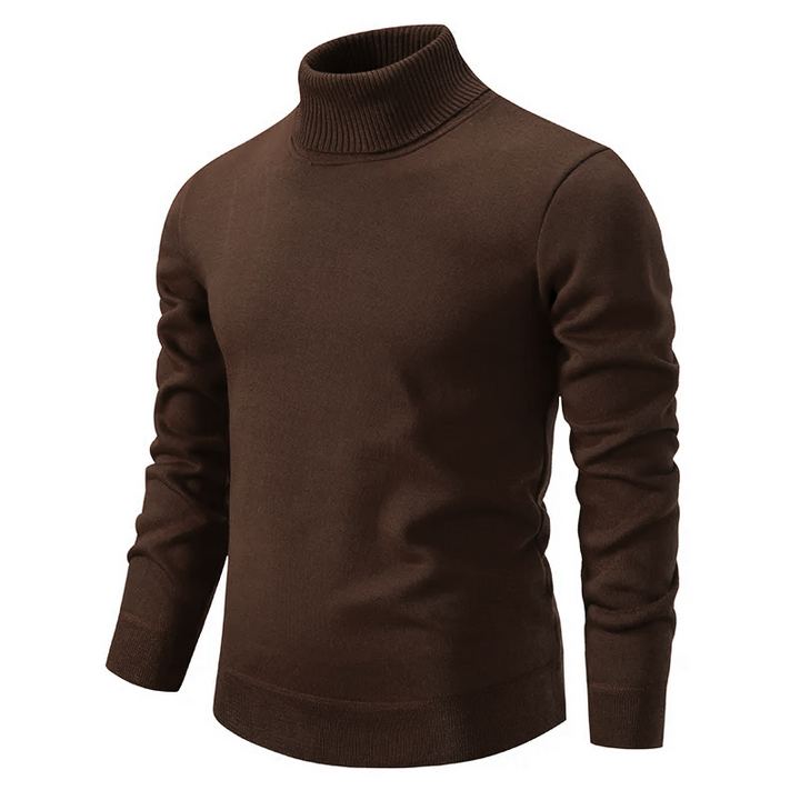 Shelvorn | Men's Luxury Virgin Wool Turtleneck Sweater 11