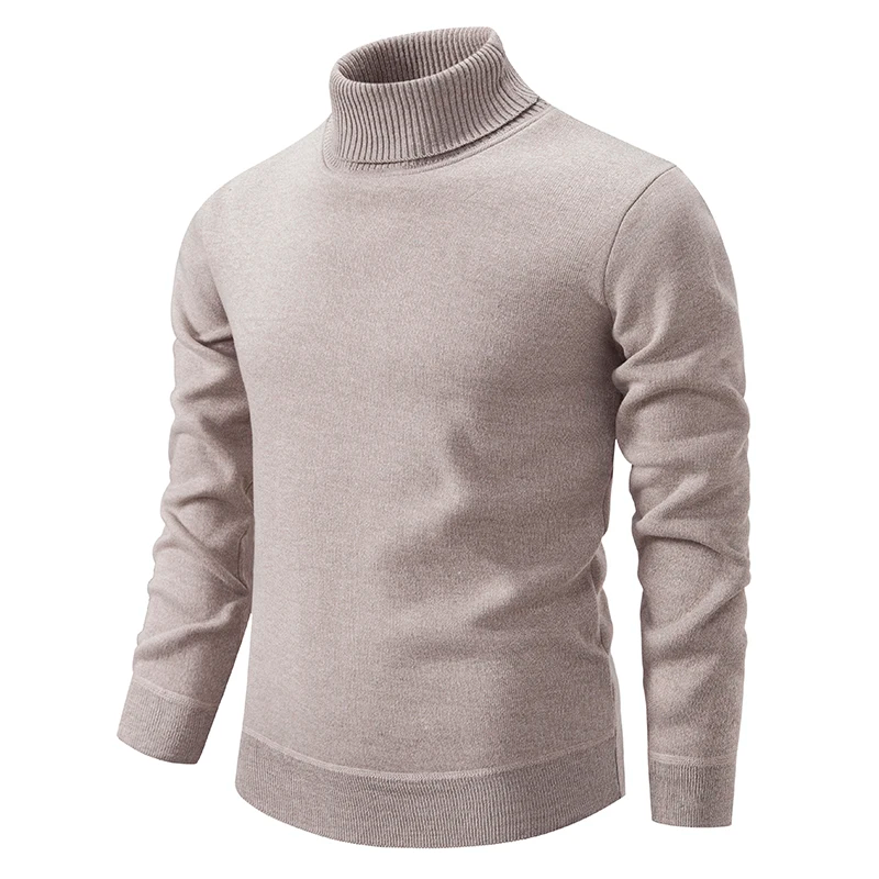 Shelvorn | Men's Luxury Virgin Wool Turtleneck Sweater 1