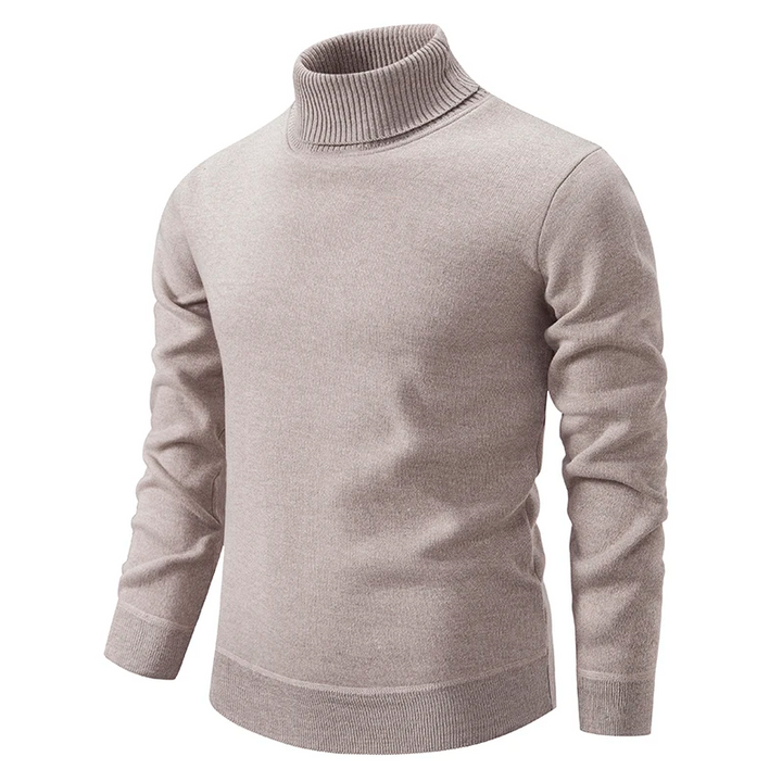 Shelvorn | Men's Luxury Virgin Wool Turtleneck Sweater 1