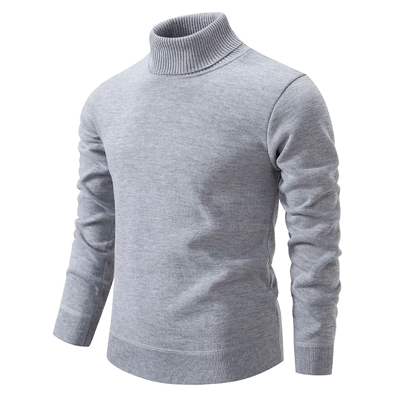 Shelvorn | Men's Luxury Virgin Wool Turtleneck Sweater 9