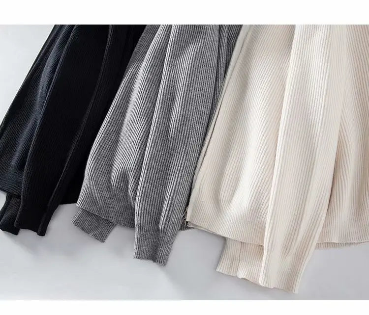 Alvermont | Men's Slim Fit Zip-Up Knitted Cardigan 5