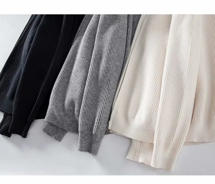 Alvermont | Men's Slim Fit Zip-Up Knitted Cardigan 5