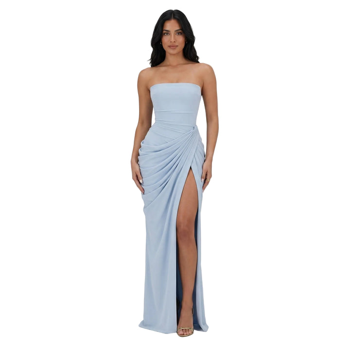 Seraphine | Women’s Strapless Draped Maxi Dress