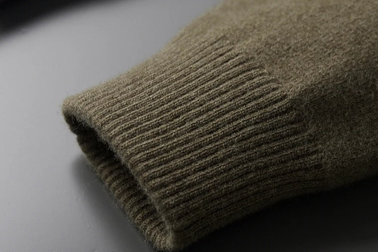 Merovant | Men's Luxury Cashmere & Merino Wool Button-Up Cardigan 5