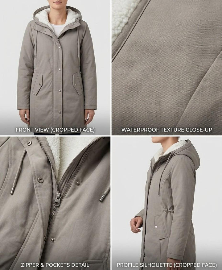 Norvella | Women’s Waterproof Sherpa Fleece-Lined Parka Jacket