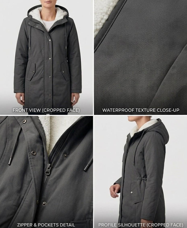 Norvella | Women’s Waterproof Sherpa Fleece-Lined Parka Jacket