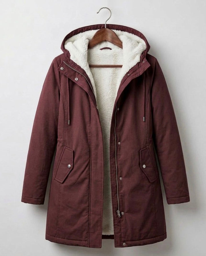Norvella | Women’s Waterproof Sherpa Fleece-Lined Parka Jacket