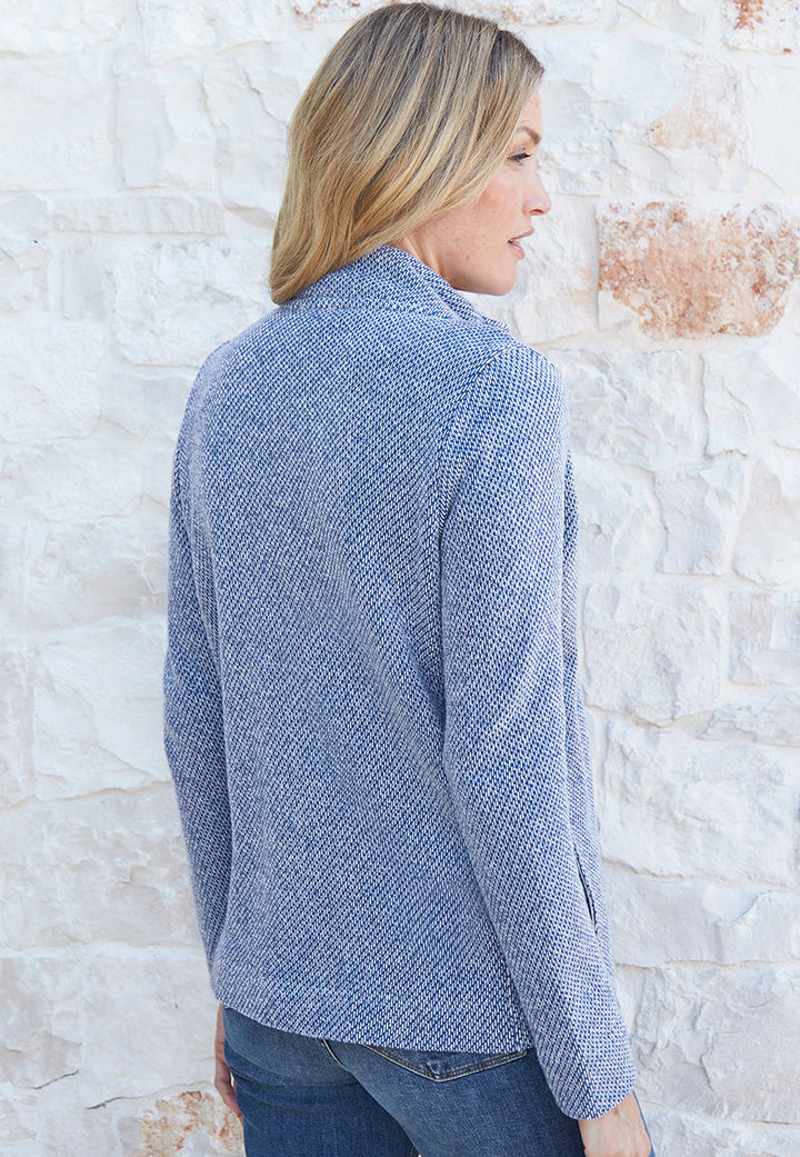 Adeline | Women’s Pure Cotton Zip-Up Sweatshirt with High Neck 3