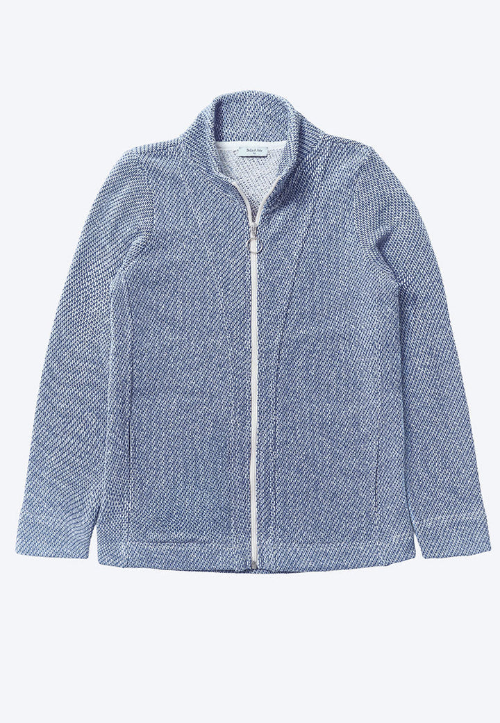 Adeline | Women’s Pure Cotton Zip-Up Sweatshirt with High Neck 5