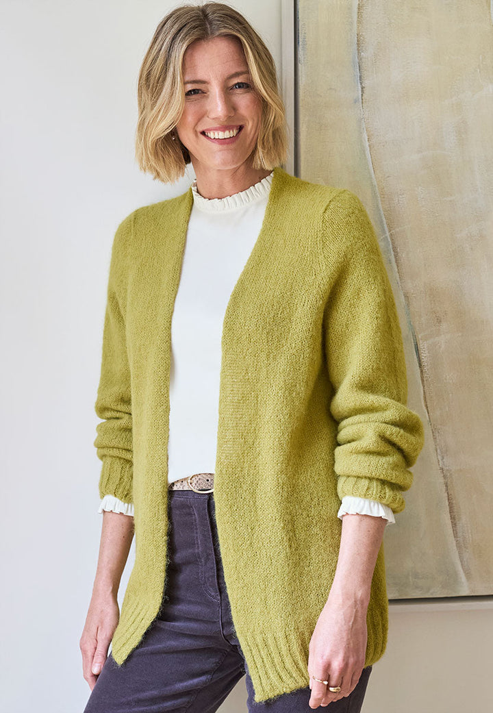 Fleurine | Women’s Soft Stretch Jersey Top with Frill Neckline and Cuffs 4