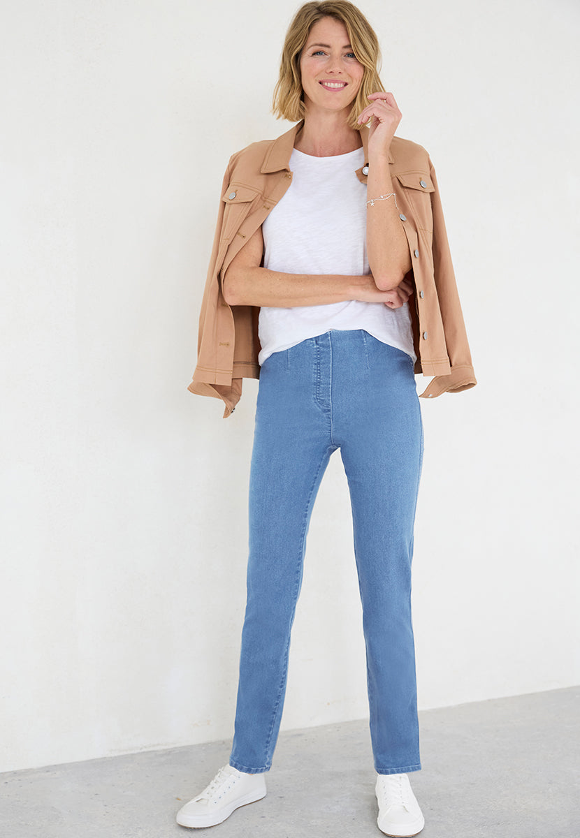 Lucette | Women’s Easy-Fit Stretch Trousers with Hidden Waistband 1