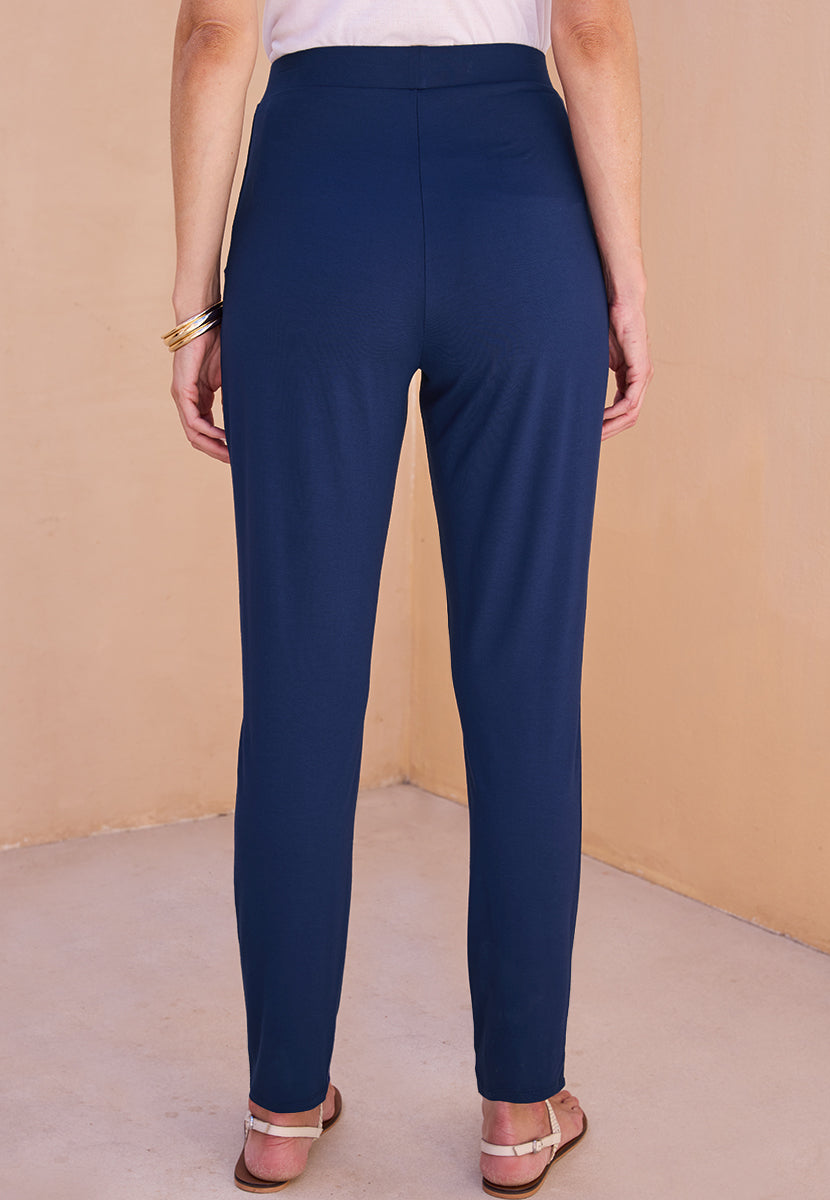 Nolene | Women’s Pull-On Trousers with Front Pockets 4