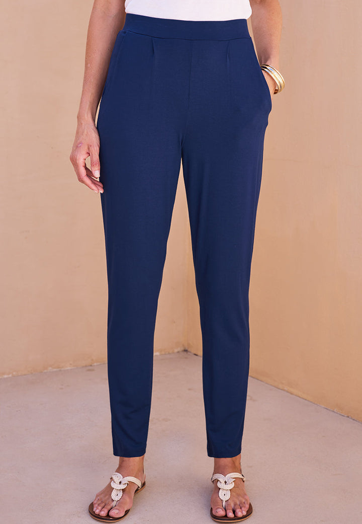 Nolene | Women’s Pull-On Trousers with Front Pockets 2