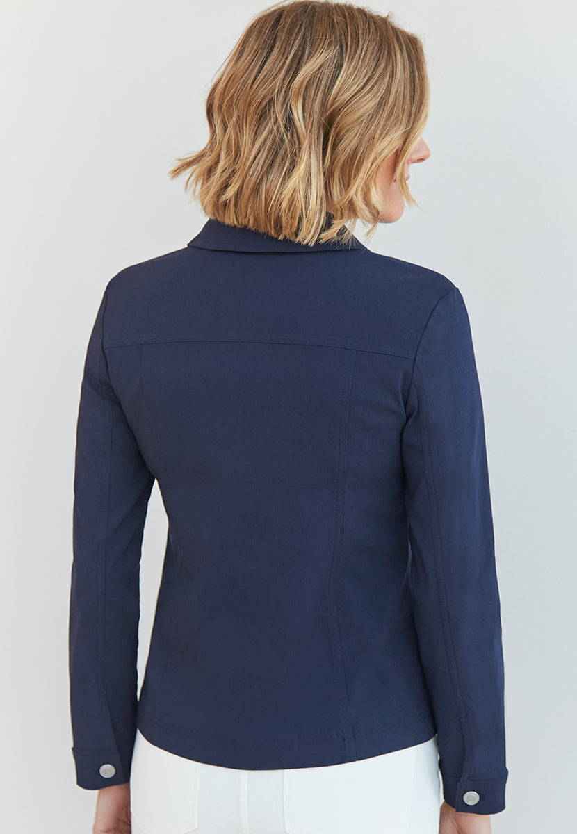 Mirelle | Women’s Tailored Denim-Style Stretch Jacket 3