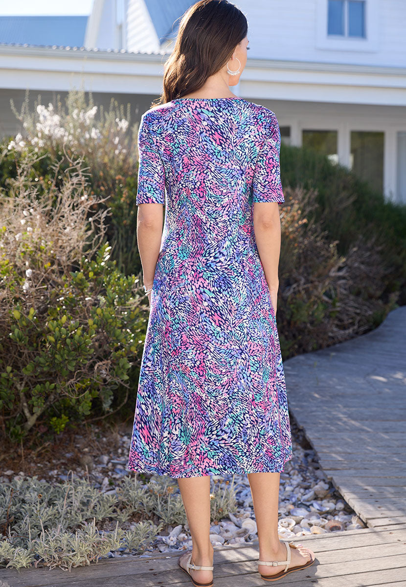 Anaelle | Women’s Pull-On Jersey Dress with Side Pockets 3