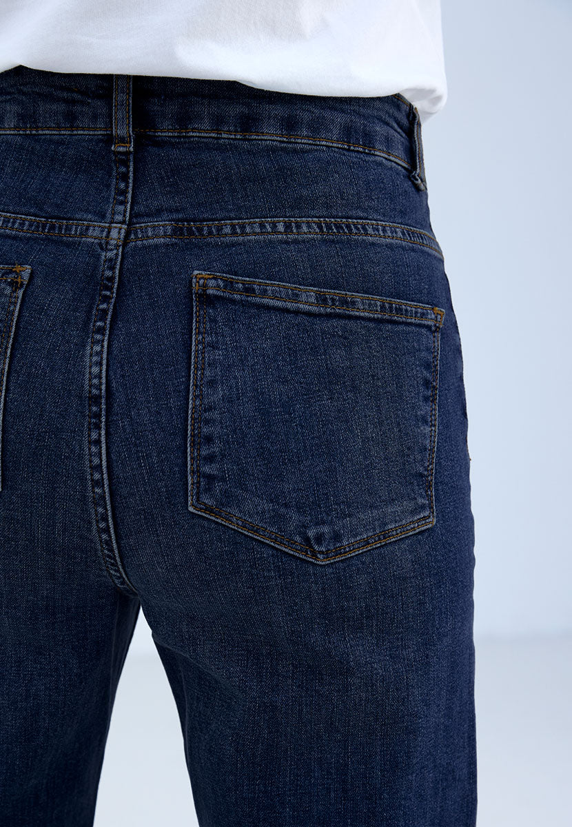 Avelise | Women’s Wide-Leg Stretch Denim Jeans 4