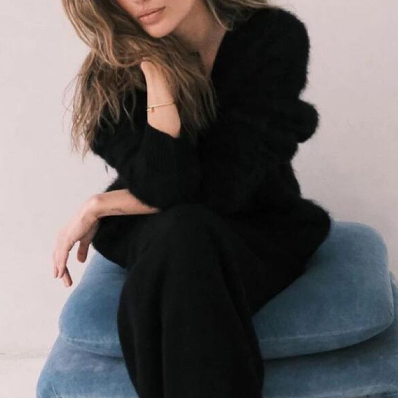 Casmielle | Women's Luxury Oversized Cashmere Cardigan 5
