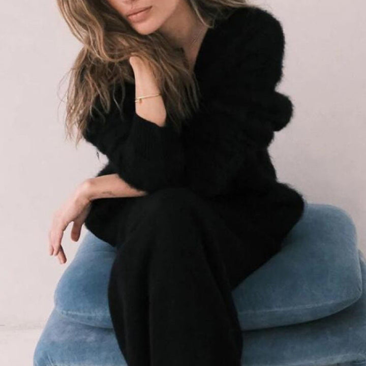 Casmielle | Women's Luxury Oversized Cashmere Cardigan 5