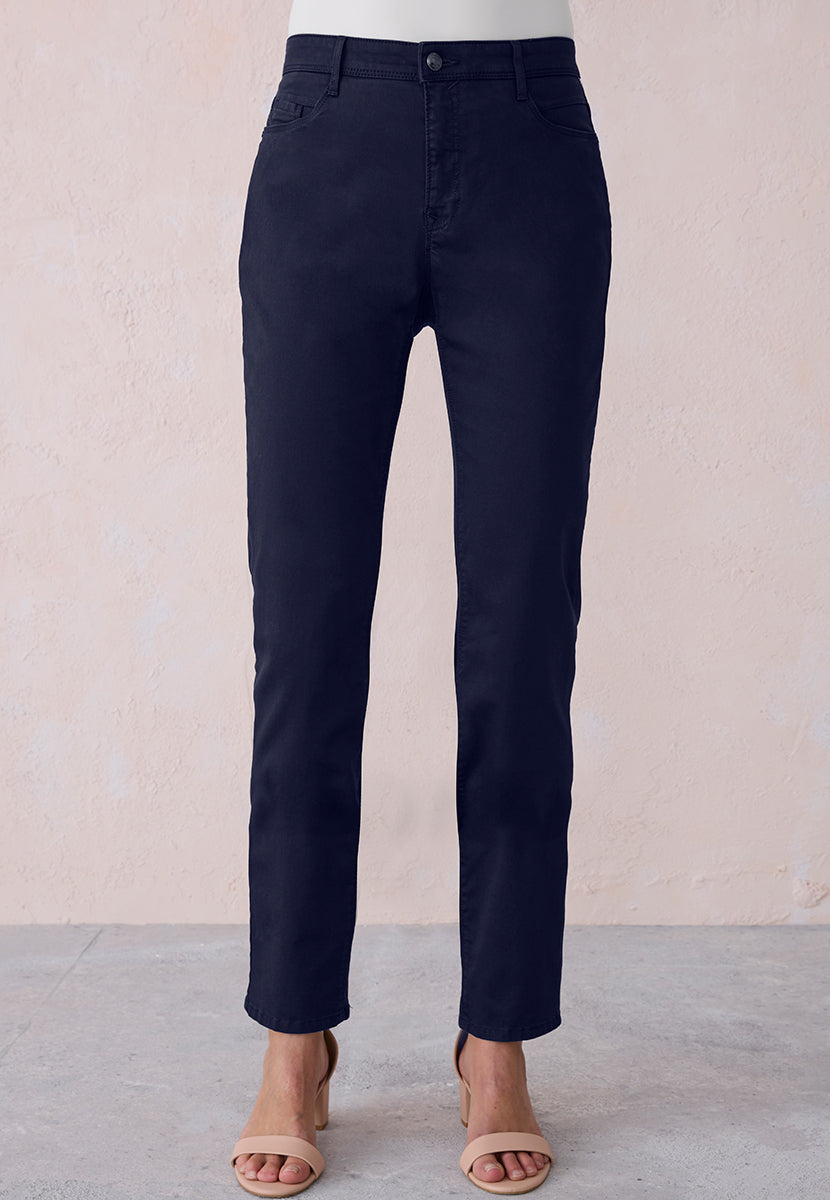 Dalia | Women’s Stretch Cotton Trousers with Back Yoke 2