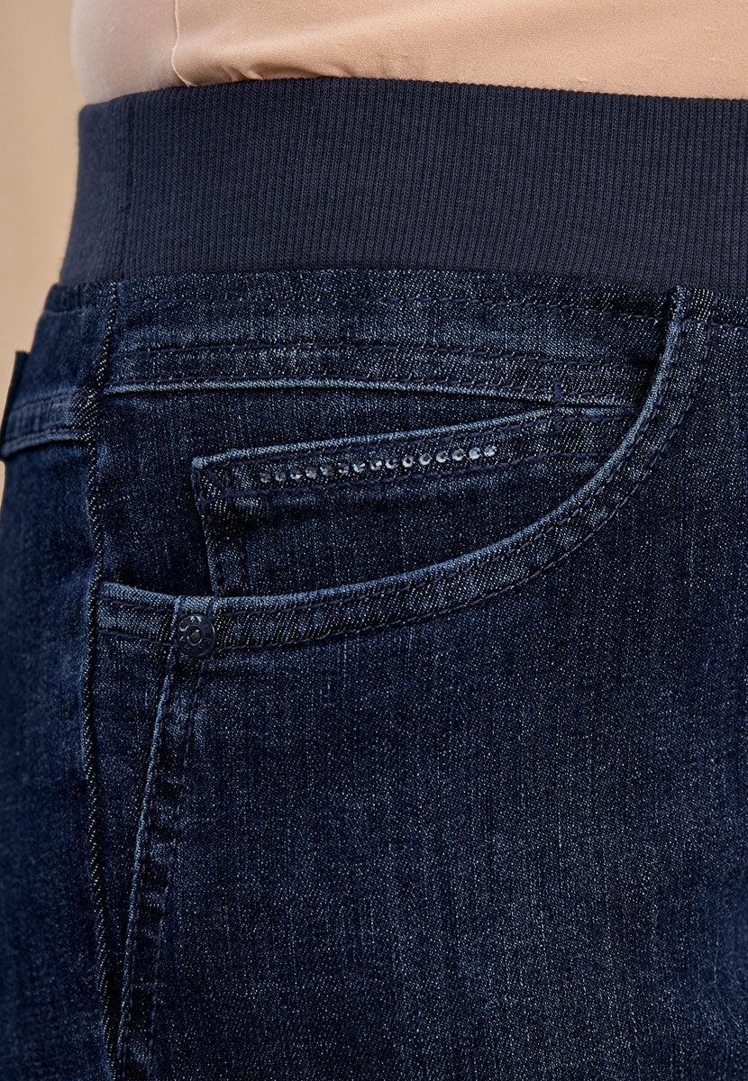 Florine | Women’s High-Rise Straight-Leg Pull-On Stretch Trousers 3