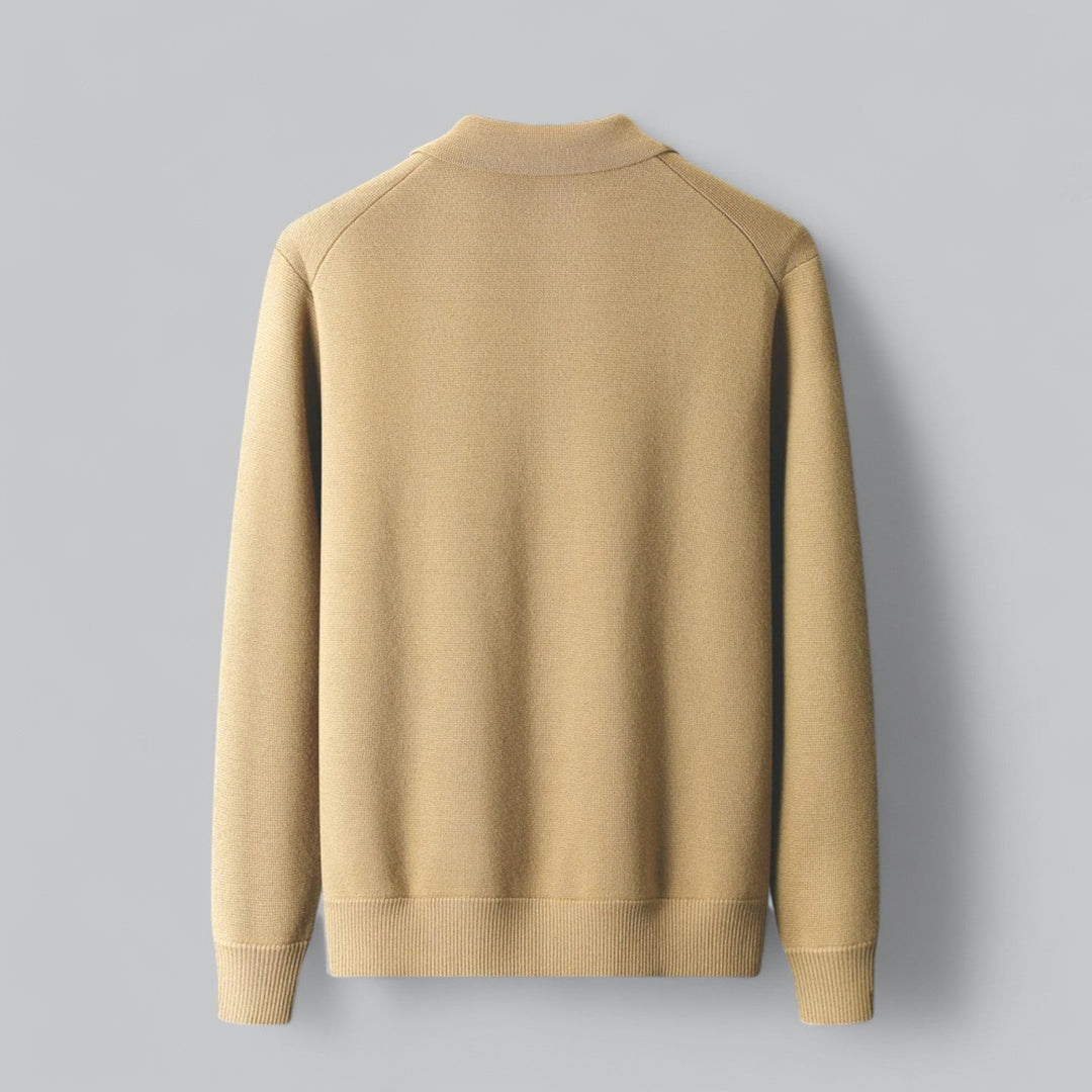 Merovant | Men's Luxury Cashmere & Merino Wool Button-Up Cardigan 13