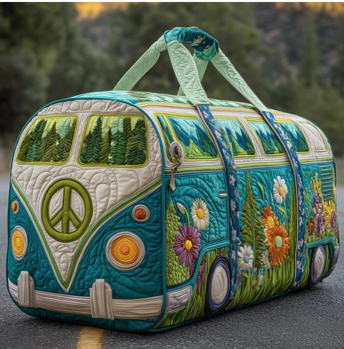 Aqualisse | Printed Weekend Duffle Bag with Zip Closure & Spacious Storage 1
