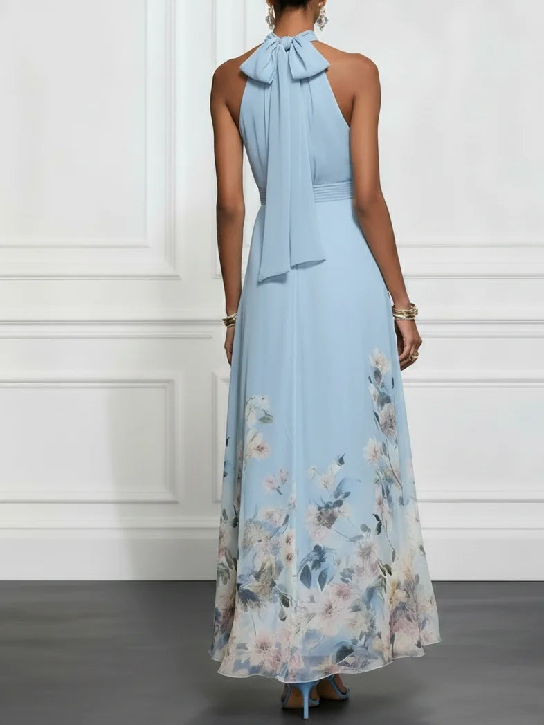 Fioralienne | Women’s Floral Halter Maxi Dress