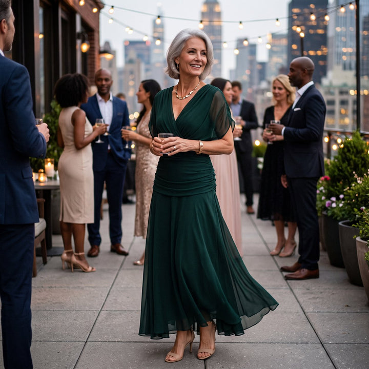 Aurelith | Women's Elegant Floor-Length Maxi Party Dress