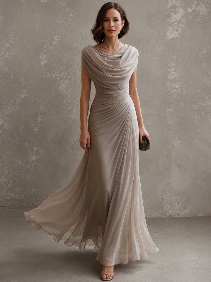 Elanorae | Women's Elegant Cross-Strap Maxi Dress