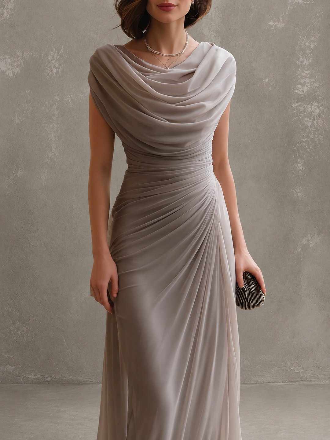 Elanorae | Women's Elegant Cross-Strap Maxi Dress