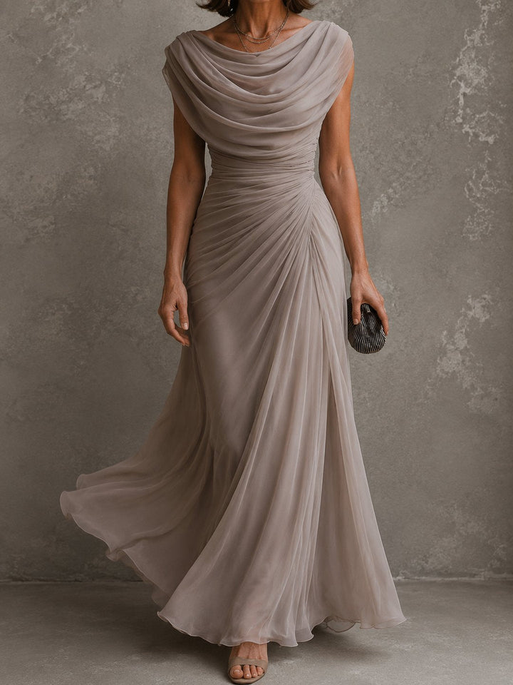 Elanorae | Women's Elegant Cross-Strap Maxi Dress
