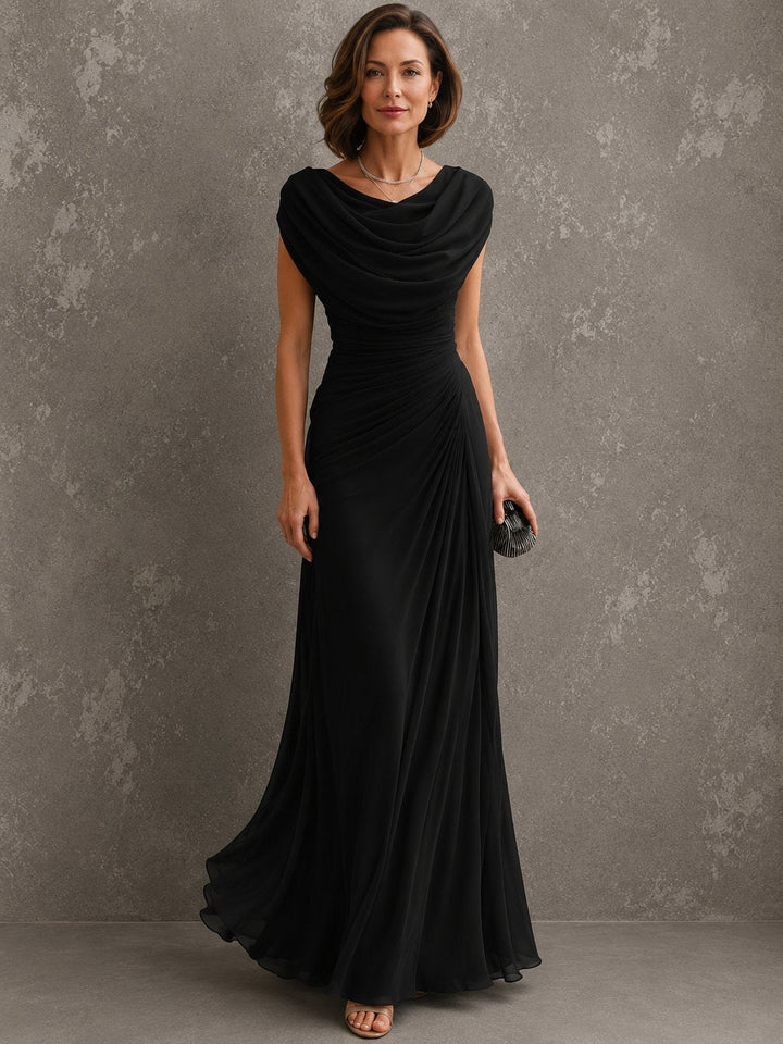 Elanorae | Women's Elegant Cross-Strap Maxi Dress