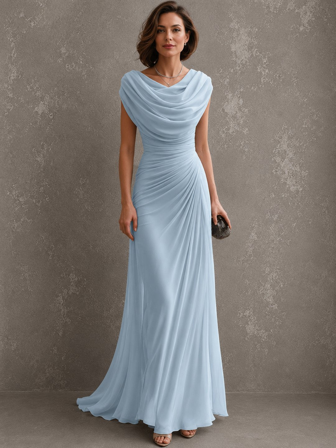 Elanorae | Women's Elegant Cross-Strap Maxi Dress
