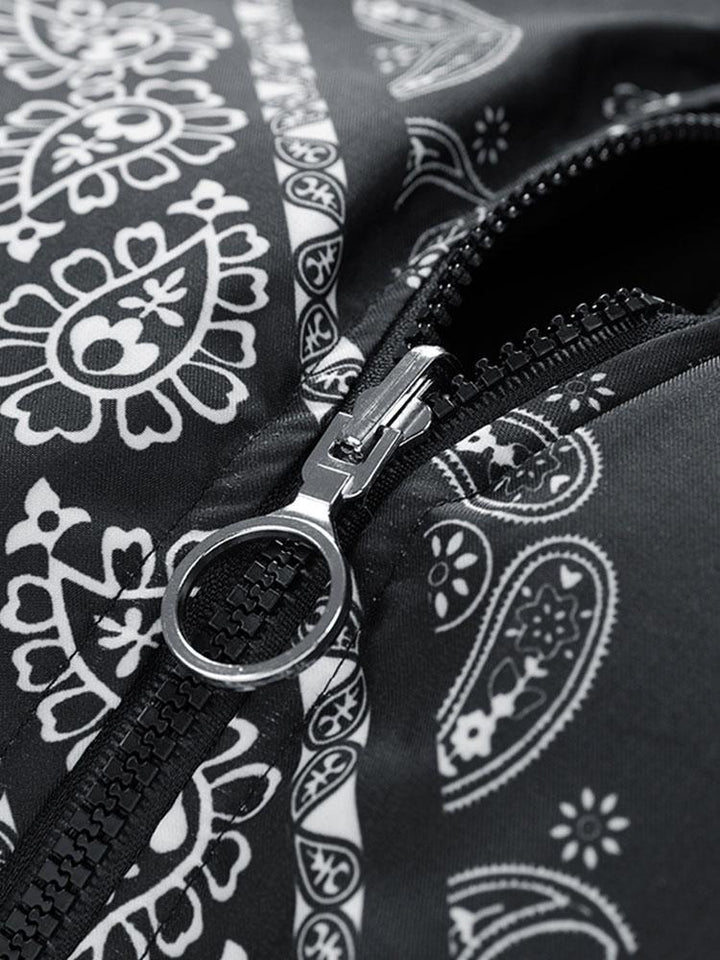 Veyrano | Men's Reversible Paisley Print Insulated Puffer Jacket 14